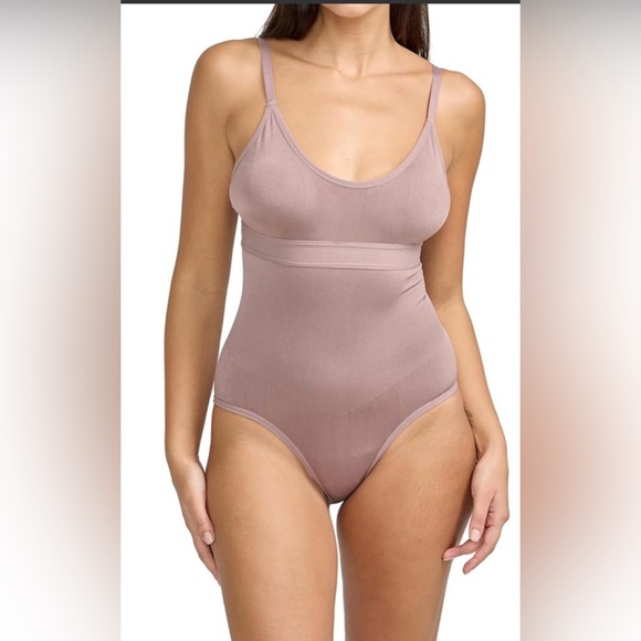 BCBGMaxAzria Mauve Shapewear Bodysuit - Picture 1 of 7